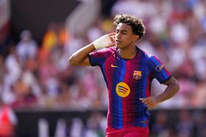 Valencia - Barcelona, în runda 4 din La Liga » Al doilea gol al lui Yamal, anulat