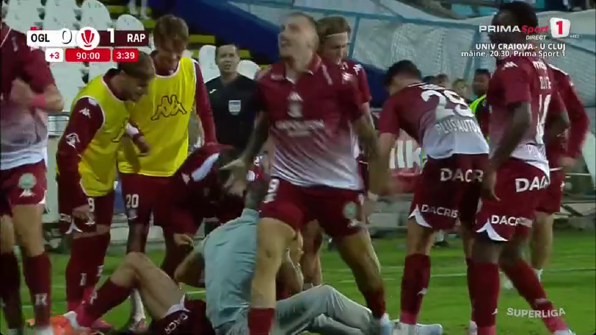 Își bagă unghia în gât, după Oțelul - Rapid: „Îi băteam dacă nu lua roșu”