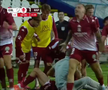Cum a sărbătorit Pancu golul din Oțelul - Rapid