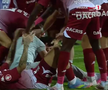 Cum a sărbătorit Pancu golul din Oțelul - Rapid