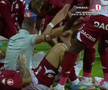 Cum a sărbătorit Pancu golul din Oțelul - Rapid