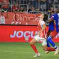 Faultul comis de Arnold Garita la golul anulat lui FCSB // foto: Ionuț Iordache GSP