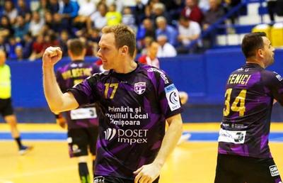 CUPA EHF // Timișoara a învins-o pe Olympiakos Pireu în Cupa EHF + Dobrogea Sud Constanța, înfrângere contra maghiarilor de la Csurgoi