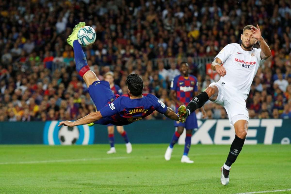 BARCELONA - SEVILLA 4-0 // FOTO+VIDEO Spectacol deosebit pe Camp Nou, cu Suarez și Messi protagoniști