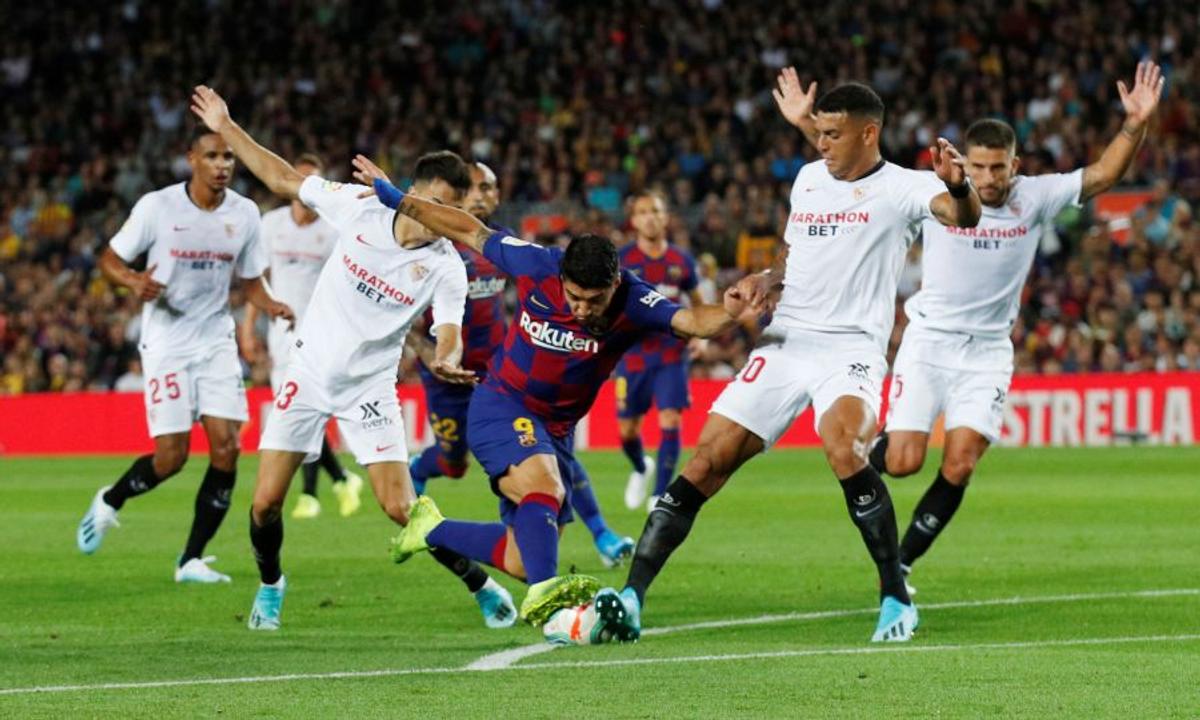 BARCELONA - SEVILLA 4-0 // FOTO+VIDEO Spectacol deosebit pe Camp Nou, cu Suarez și Messi protagoniști