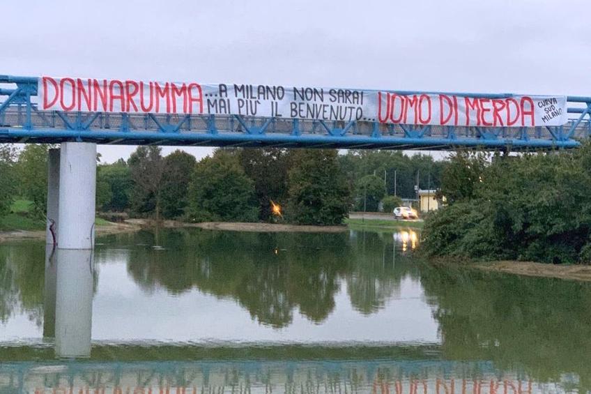 Donnarumma are parte de o primire extrem de ostilă la Milano, locul unde „Squadra Azzurra” va da piept cu Spania / Sursă foto:  Twitter@footballitalia
