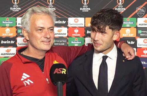 Francesco D'Alessio (19 ani) a fost convocat de Jose Mourinho la echipa de seniori și a jucat aseară primul meci în tricoul Romei contra lui Servette