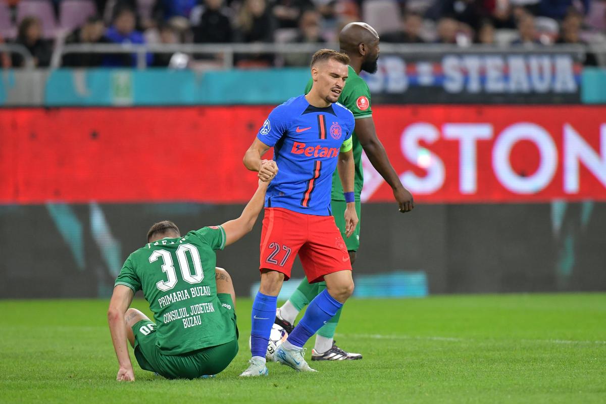 Victorie blondă » FCSB a ajuns în buza play-off-ului după succesul cu Buzău: Tavi Popescu a făcut show