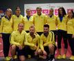 Raluca Olaru în 2020 alături de Alina Tecșor, Ana Bogdan, Florin Segărceanu, Gabriela Ruse, Jaqueline Cristian, Irina Bara Foto: Gazeta Sporturilor