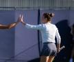 Raluca Olaru și Simona Halep la Eastbourne 2019 Foto: Imago