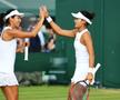 Raluca Olaru și Yafan Wang la Wimbledon 2019 Foto: Imago