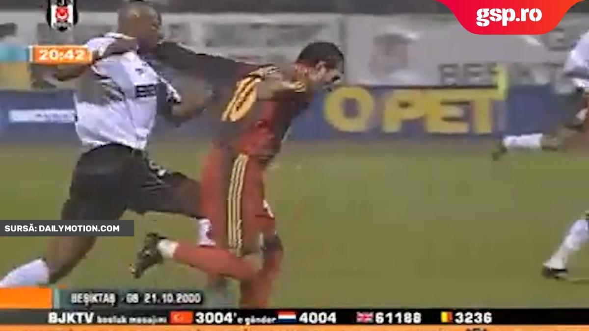 Connflict Hagi - Nouma la Beșiktaș - Galatasaray, octombrie 2000