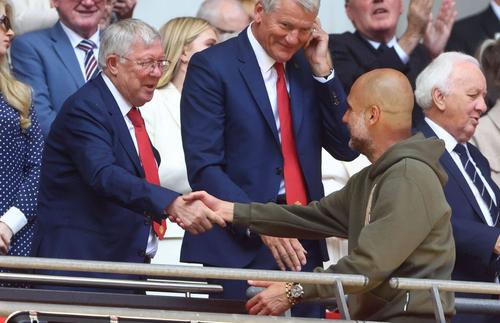 Sir Alex Ferguson și Pep Guardiola / Foto: Imago Images