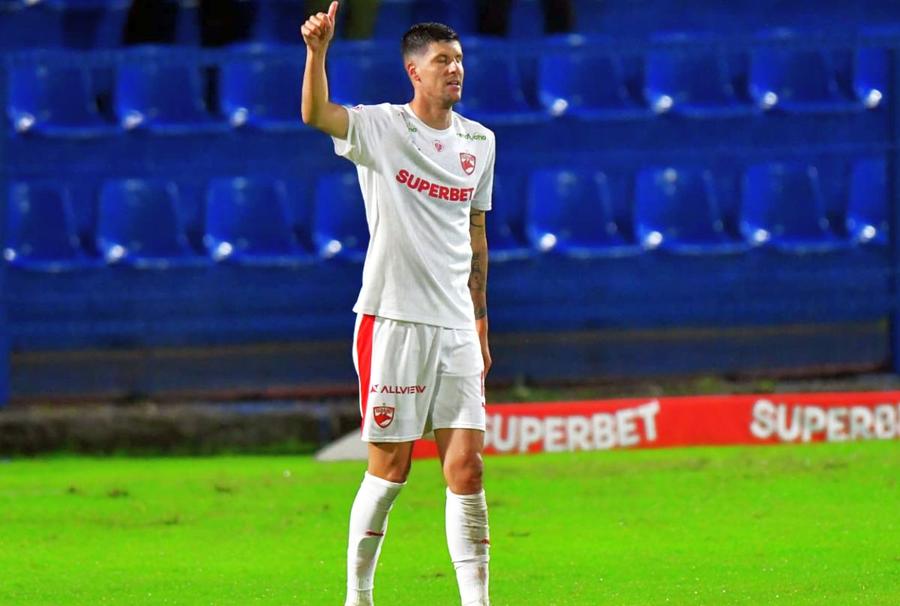 Stipe Perica, în Slobozia - Dinamo/ foto: Cristi Preda (GSP) A numit primul jucător care e OUT de la Dinamo în iarnă: „E o situație mai puțin bună pentru el”