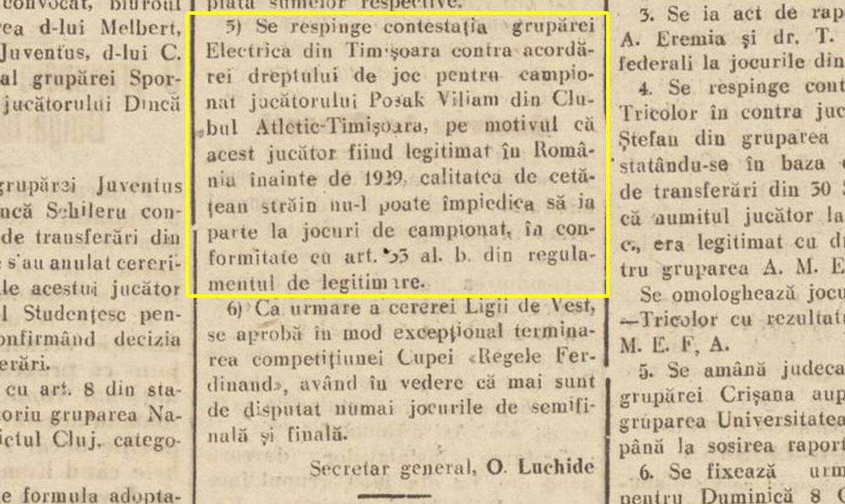 Wilhelm Possak - Istorii neștiute