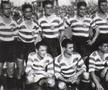 Sporting Lisabona, după ce a fost preluată de la înlocuitorul lui Possak, Josef Szxabo, primul din dreapta, sus