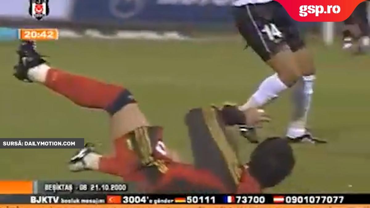 Connflict Hagi - Nouma la Beșiktaș - Galatasaray, octombrie 2000
