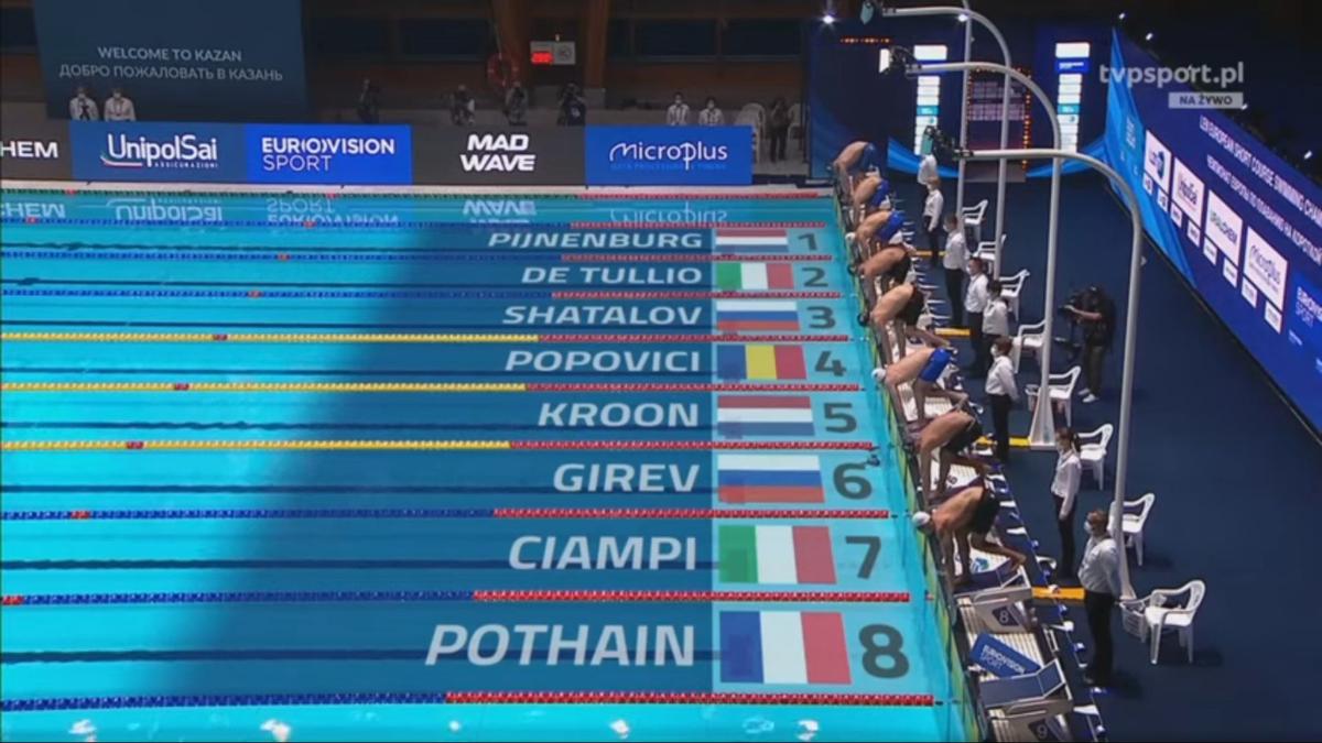 FOTO David Popovici, aur la Europene, 200m liber