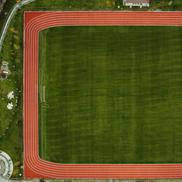 Noua pistă de atletism din Blaj / Sursă foto: Facebook Gheorghe Valentin Rotar