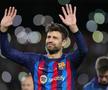 Gerard Pique, în lacrimi după ultimul meci pentru Barcelona