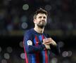 Gerard Pique, în lacrimi după ultimul meci pentru Barcelona