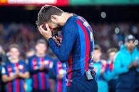 Gerard Pique, în lacrimi după ultimul meci pentru Barcelona: „Mă voi întoarce. M-am născut aici, voi muri aici!”