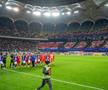 La derby-ul dintre FCSB - Rapid, de pe Arena Națională, au asistat 31.233 spectatori. Este un nou record pentru actualul sezonul al SuperLigii.