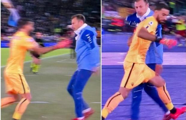 Ștefan Radu, protagonist în scandalul din AS Roma - Lazio! Gestul care a declanșat o încăierare generală