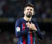 Gerard Pique, în lacrimi după ultimul meci pentru Barcelona