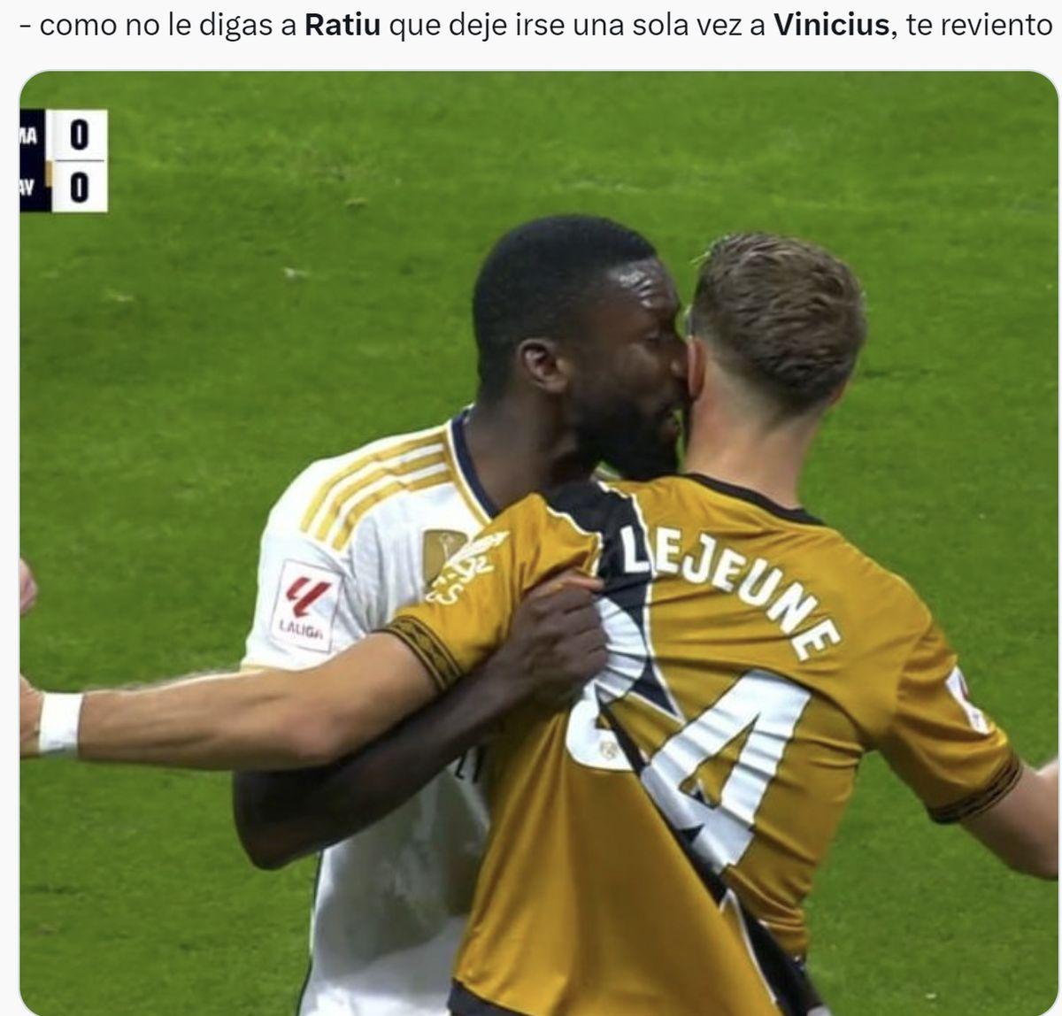 Vinicius, subiect de glume pe internet după ce a fost anihilat de Andrei Rațiu! Cele mai tari meme după Real Madrid - Rayo Vallecano