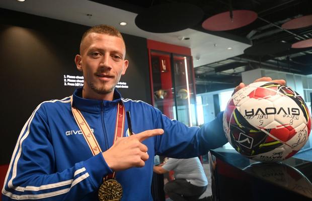 Povestea golgheterului României de la Mondialul de minifotbal: „Lucrez într-un depozit de construcții”
