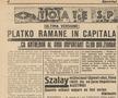 Înainte să plece la Brăila și Galați, Platko a mai sperat să prindă un contract în capitală