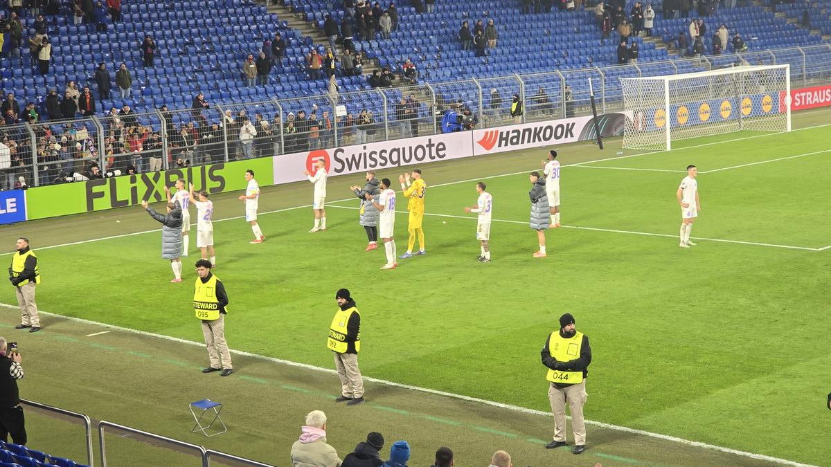 Imagini după Basel - FCSB