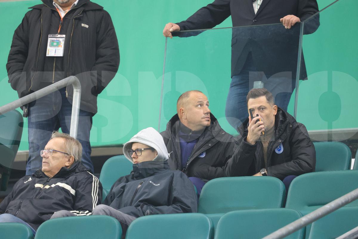 Mirel Rădoi la pauza meciului Rapid Viena - Universitatea Craiova