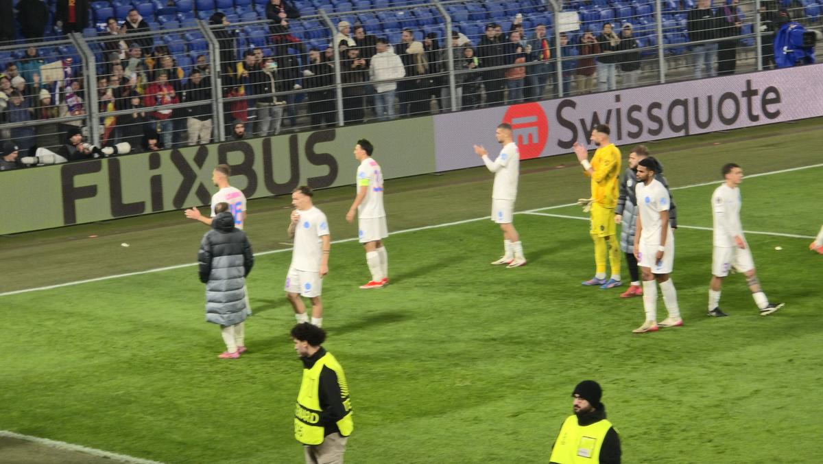 Imagini după Basel - FCSB