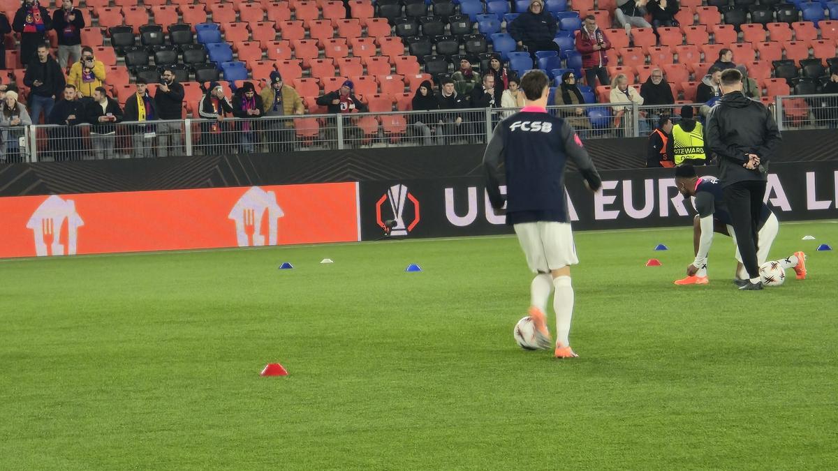 Imagini înainte de Basel - FCSB