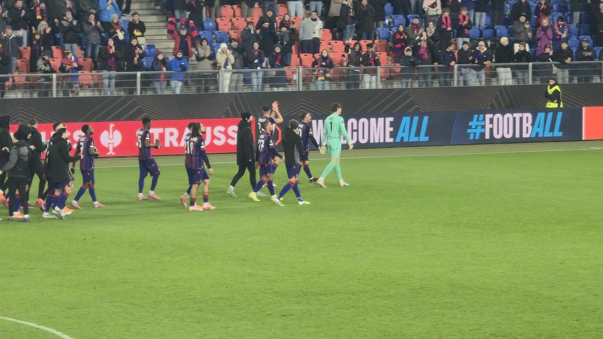 Imagini după Basel - FCSB