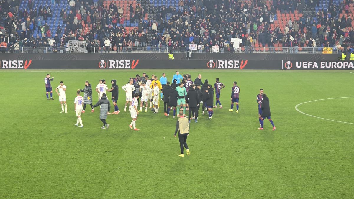 Imagini după Basel - FCSB