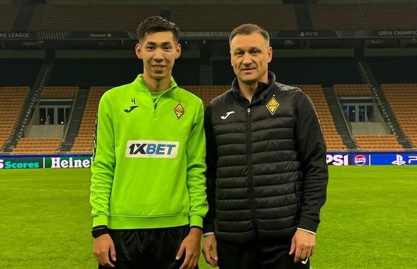 Clipe de neuitat pentru jucătorii lui Kairat când au intrat pe San Siro