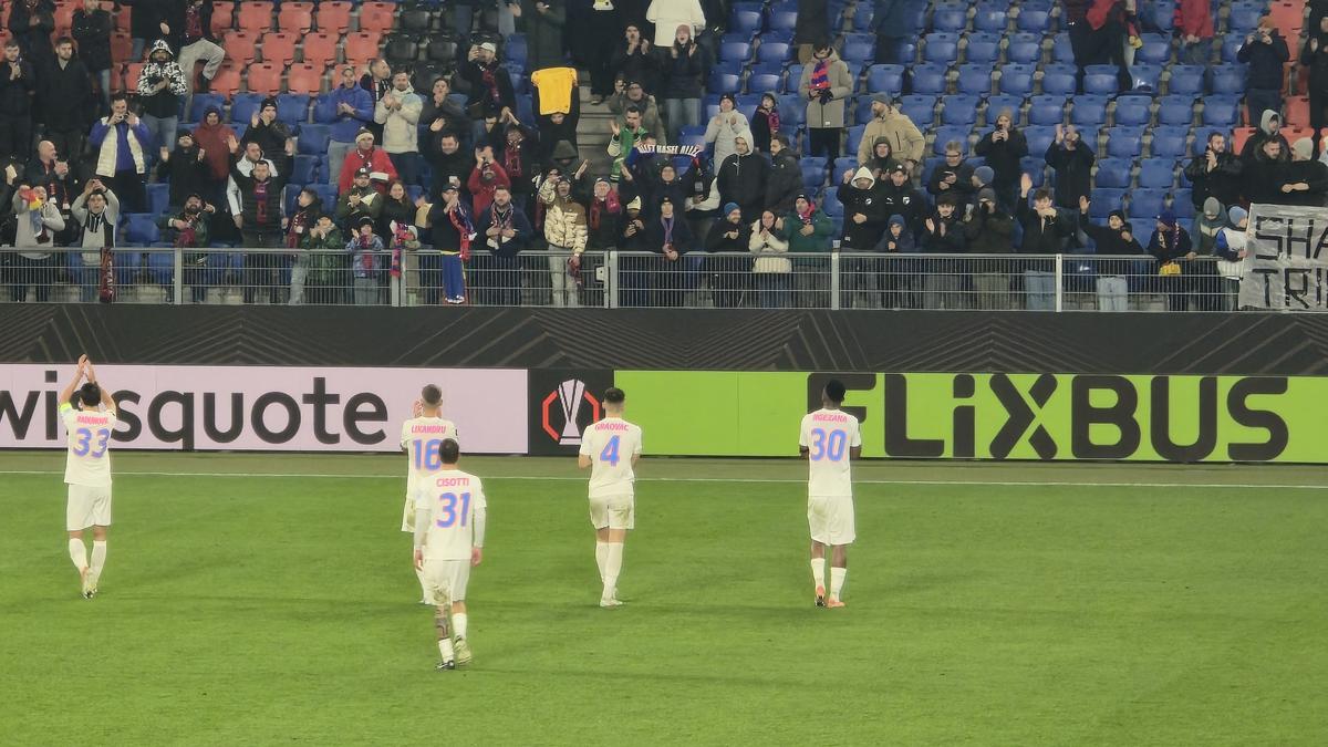 Imagini după Basel - FCSB