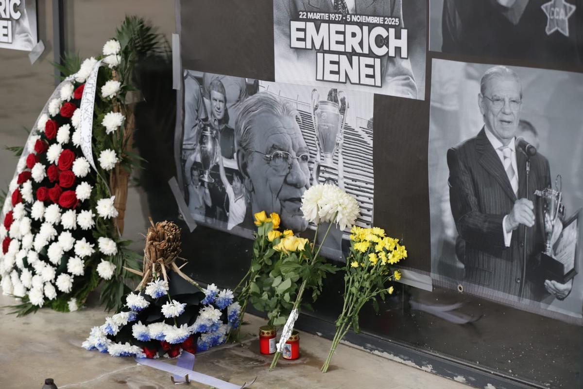 Fanii Stelei s-au strâns în Ghencea pentru a-l omagia pe marele Emeric Ienei » Imagini emoționante și de la Oradea