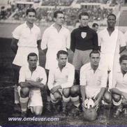 Andrej Prean Nagy, campion cu Olympique Marseille, în sezonul 1947 - 1948. Nagy este al doilea, de la stânga la dreapta, pe rândul de jos