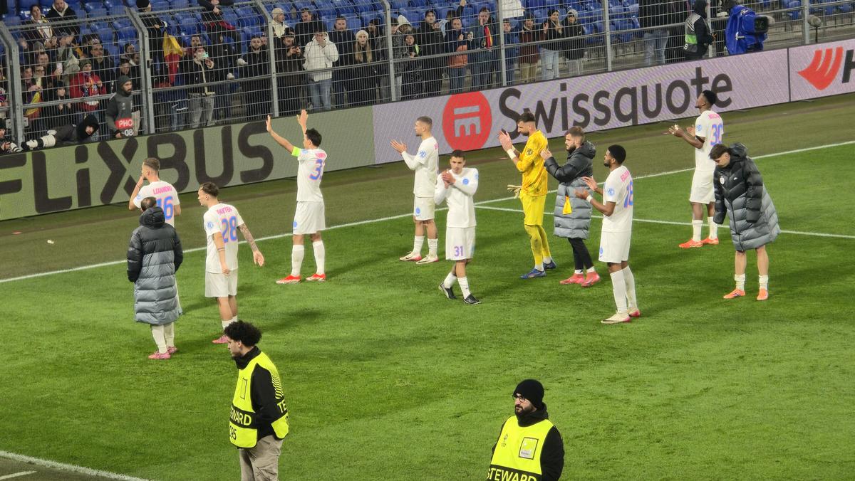 Imagini după Basel - FCSB