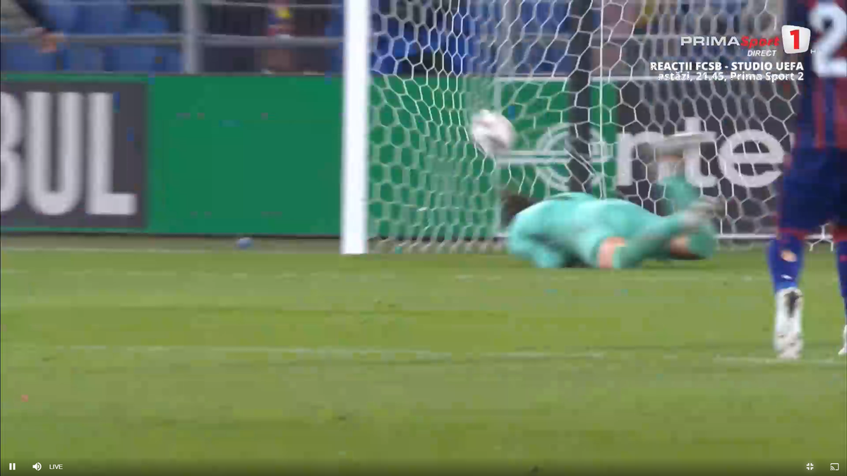Golul superb marcat de Olaru în Basel - FCSB