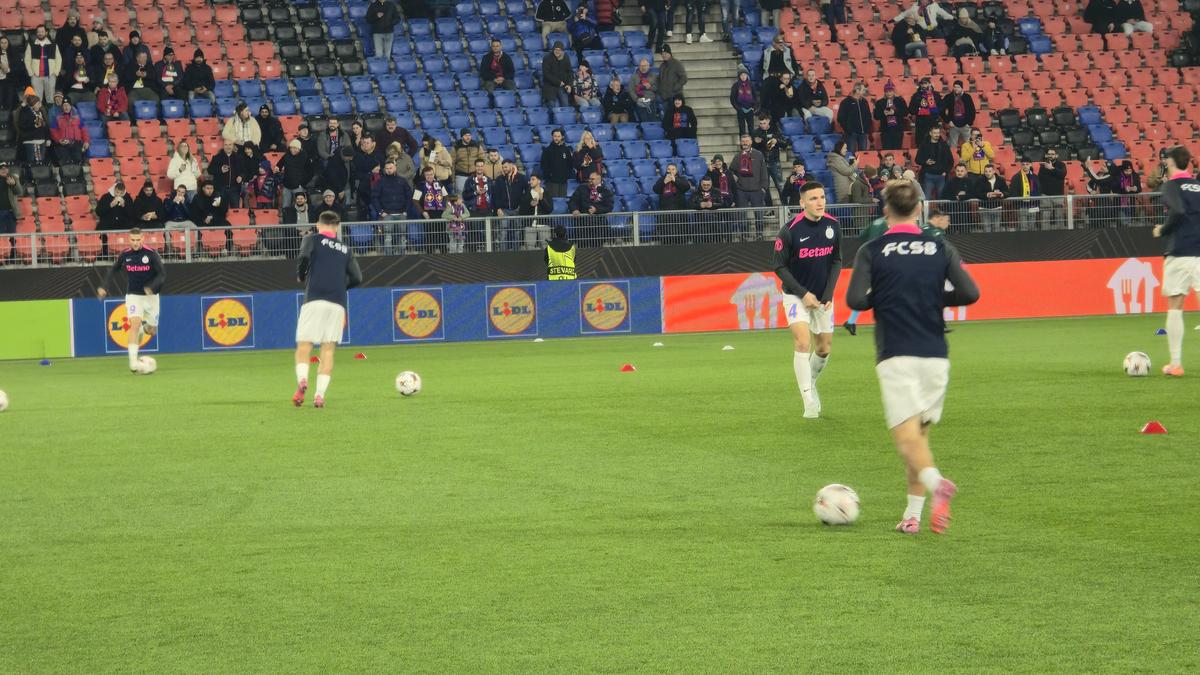 Imagini înainte de Basel - FCSB