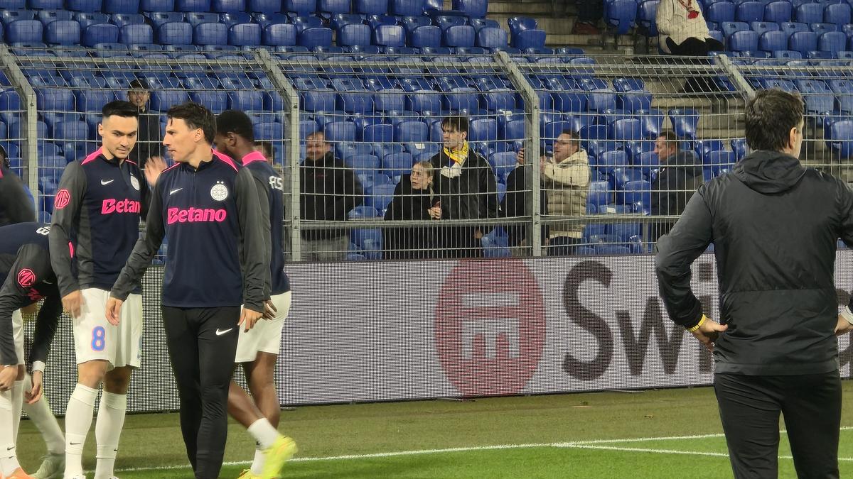 Imagini înainte de Basel - FCSB