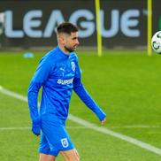 Universitatea Craiova, antrenament oficial la Rapid Viena înaintea meciului // foto: Facebook