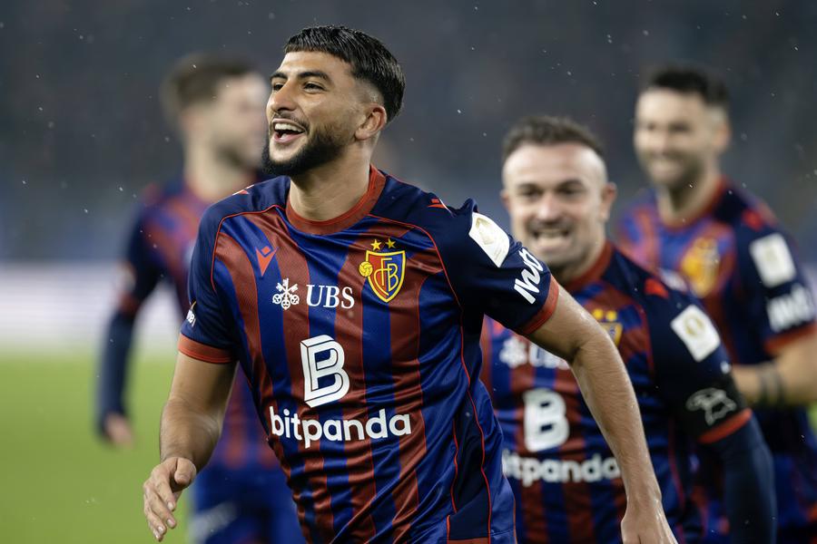 Ibrahim Salah, de la Basel // foto: Imago Images FCSB pierde cu Basel, după o evoluție extrem de curajoasă, în zece oameni » Olaru a reușit golul serii în Europa League