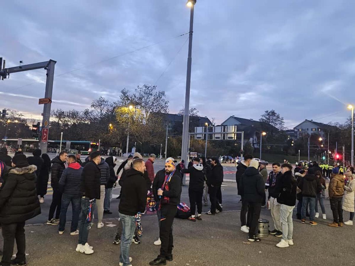 Imagini înainte de Basel - FCSB
