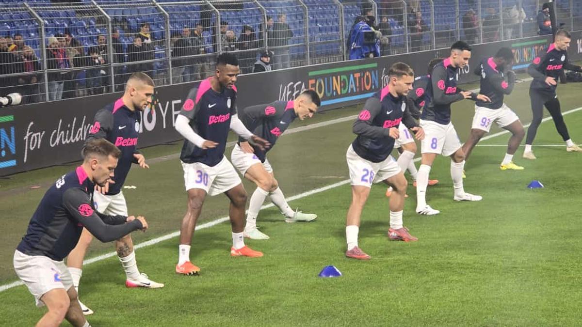 Imagini înainte de Basel - FCSB